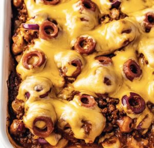 Easy Chili Hot Dog Casserole Recipe