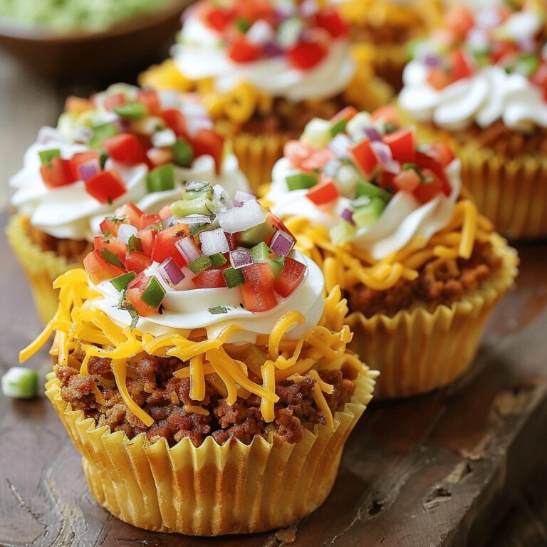 Crispy Taco Cupcakes Recipe