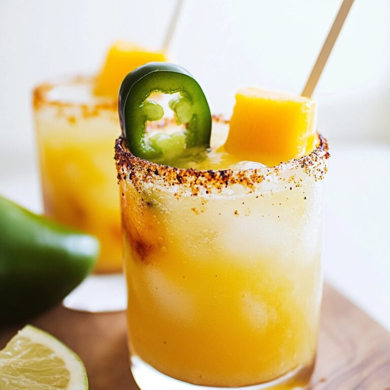 Spicy Mango Jalapeno Margarita Recipe