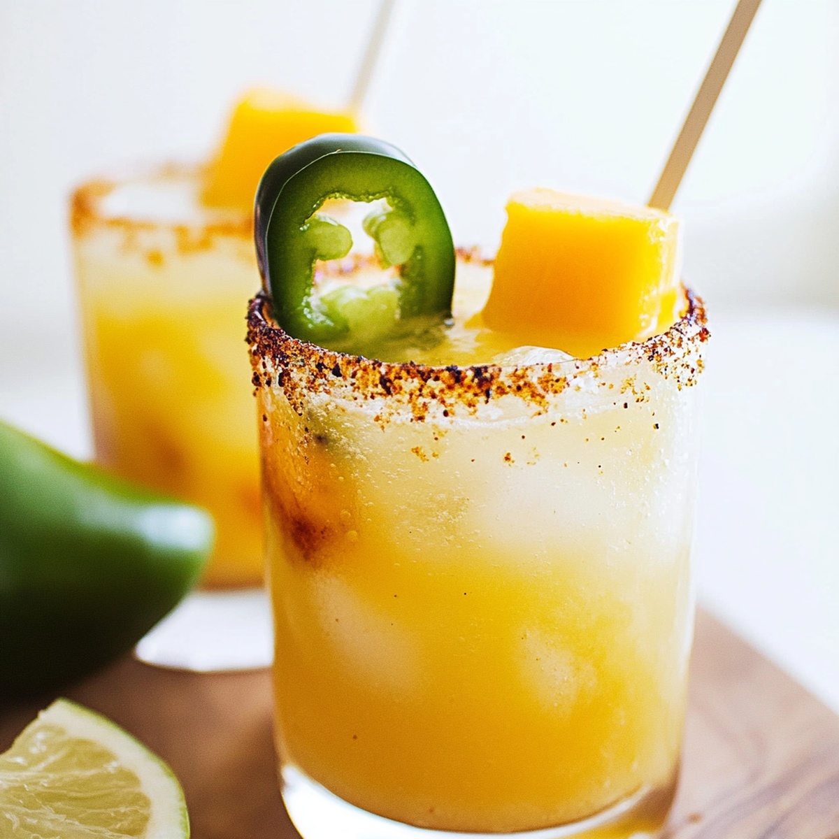 Spicy Mango Jalapeno Margarita Recipe