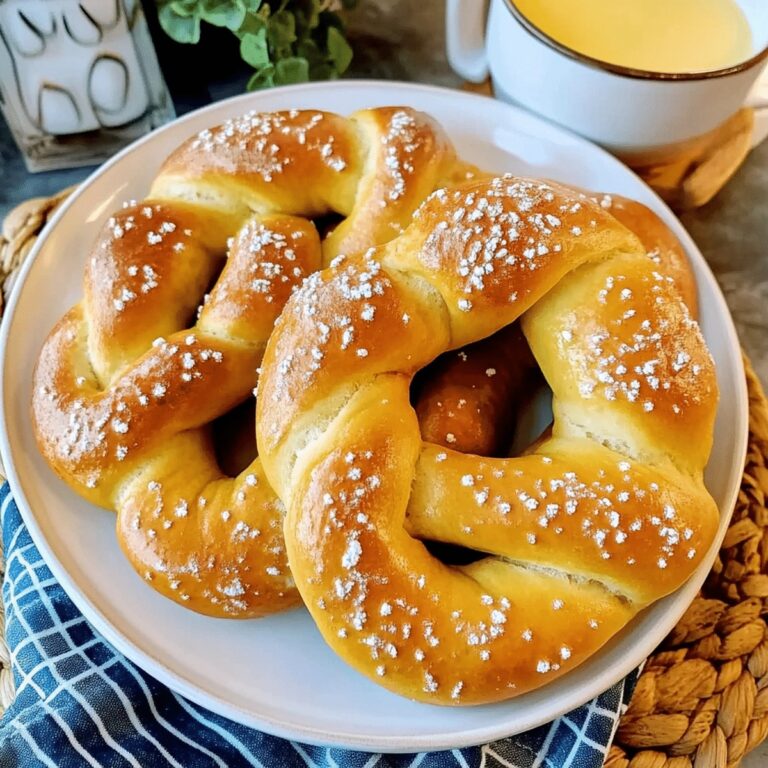 Warm Homemade Soft Pretzels Recipe