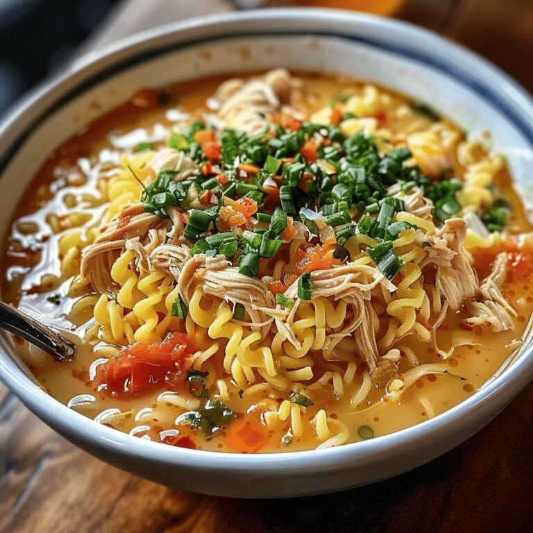 Savory Crack Chicken Noodle Soup Recipe