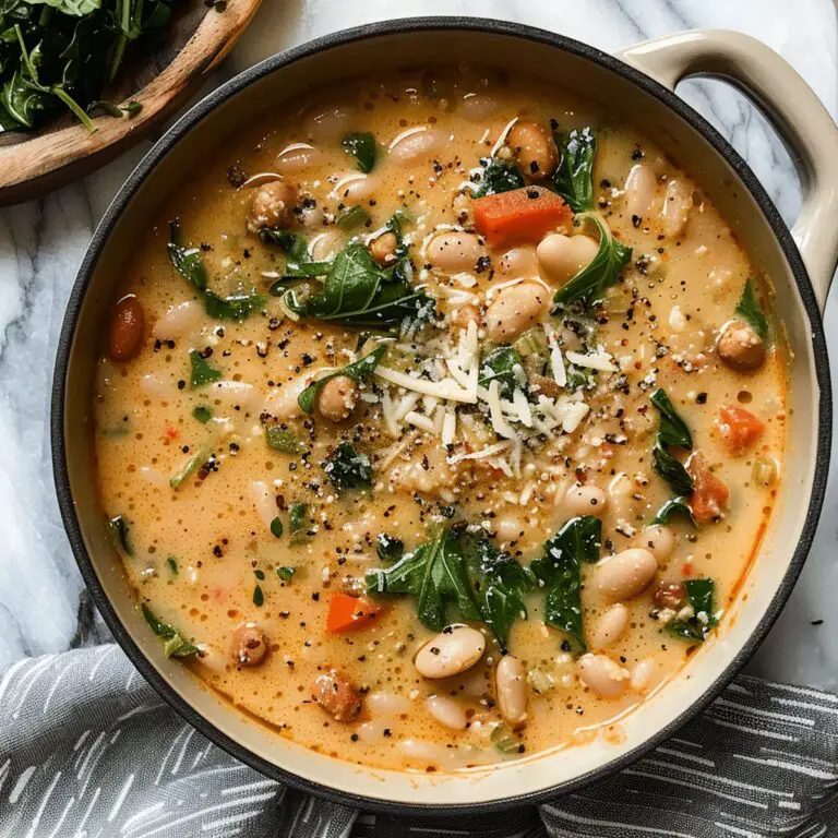 Hearty Tuscan White Bean Soup Recipe
