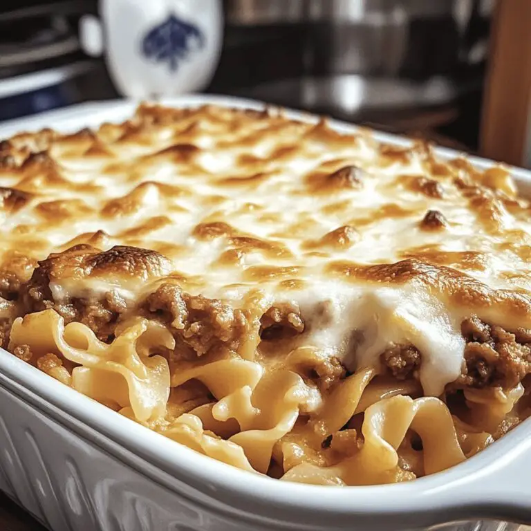 Creamy Sour Cream Noodle Bake Recipe