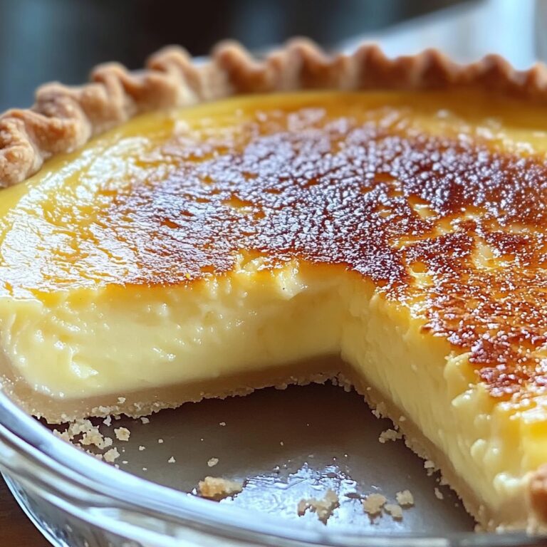 Old-Fashioned Egg Custard Pie Recipe