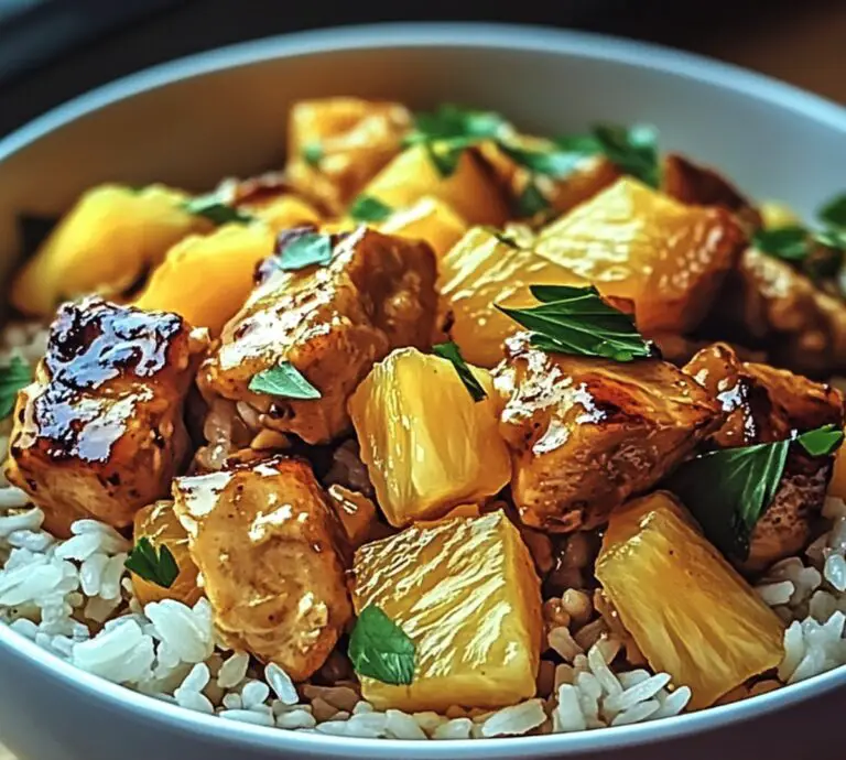Tropical Pineapple Chicken & Rice Delight Recipe