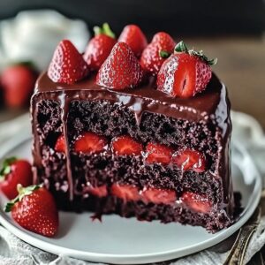 Chocolate Strawberry Cake Recipe