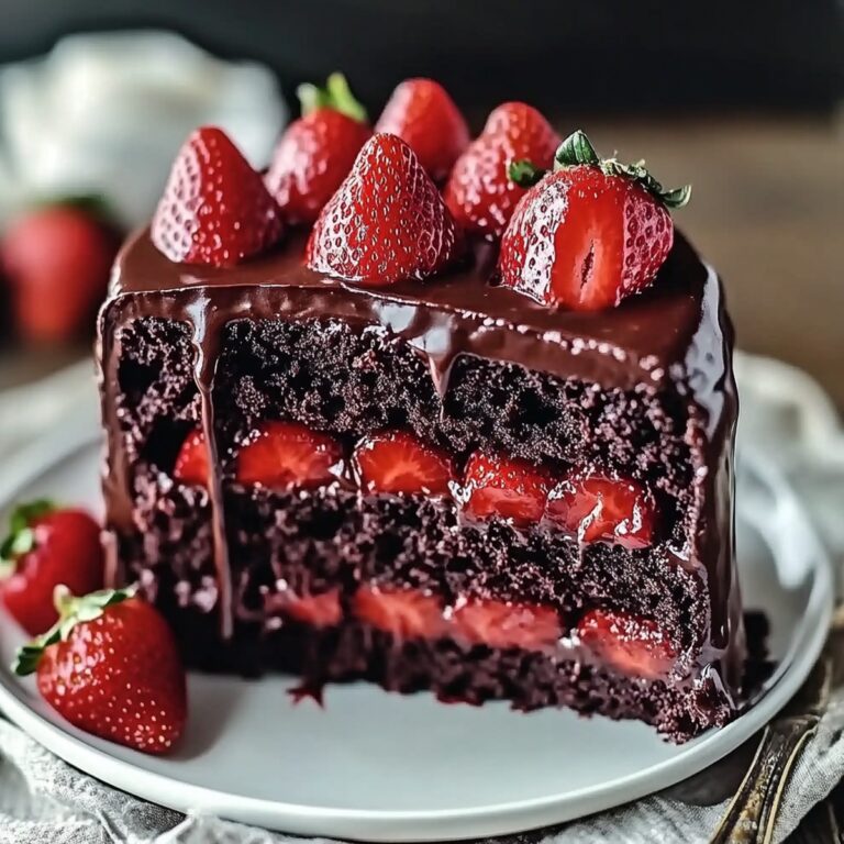 Chocolate Strawberry Cake Recipe