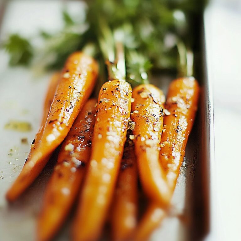 Zesty Lemon Garlic Roasted Carrots Recipe