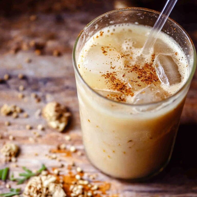 Iced Dandelion Chaga Latte Recipe