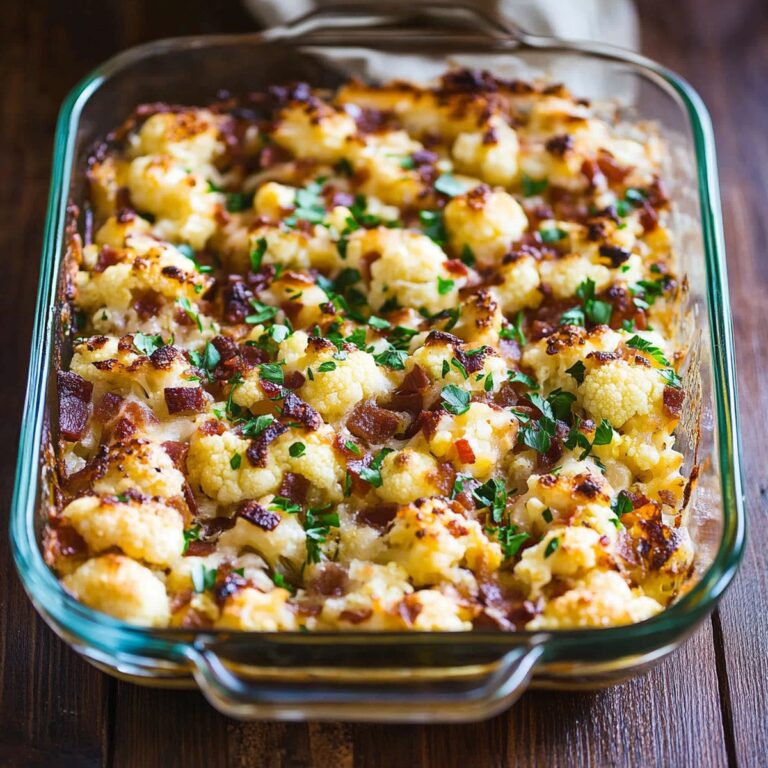 Loaded Cauliflower Casserole Recipe