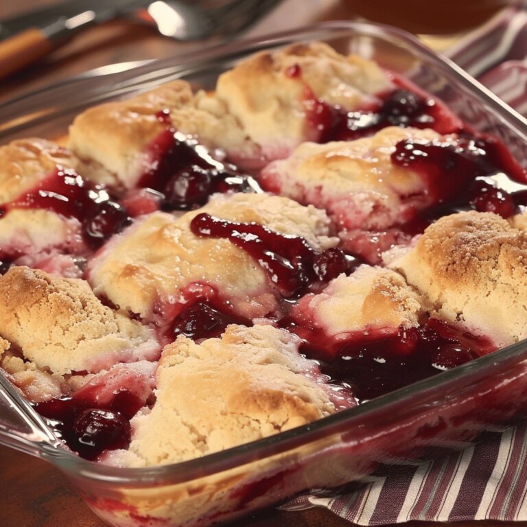 Effortless 3-Ingredient Cake Mix Cobbler Recipe