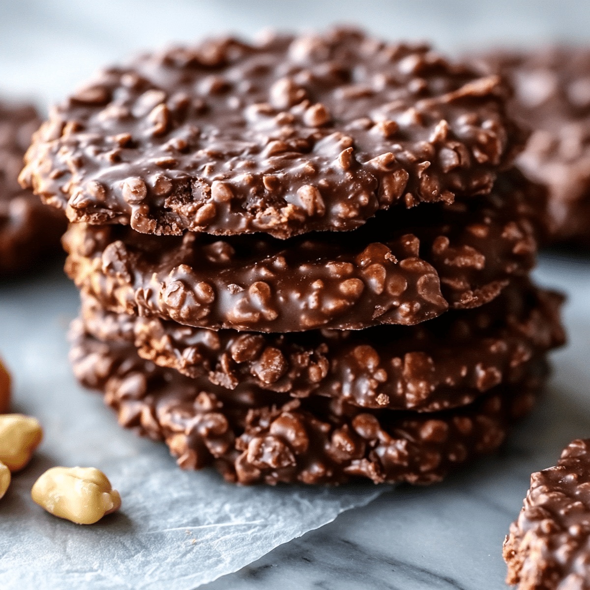 Indulgent No-Bake Chocolate Peanut Butter Cookies Recipe