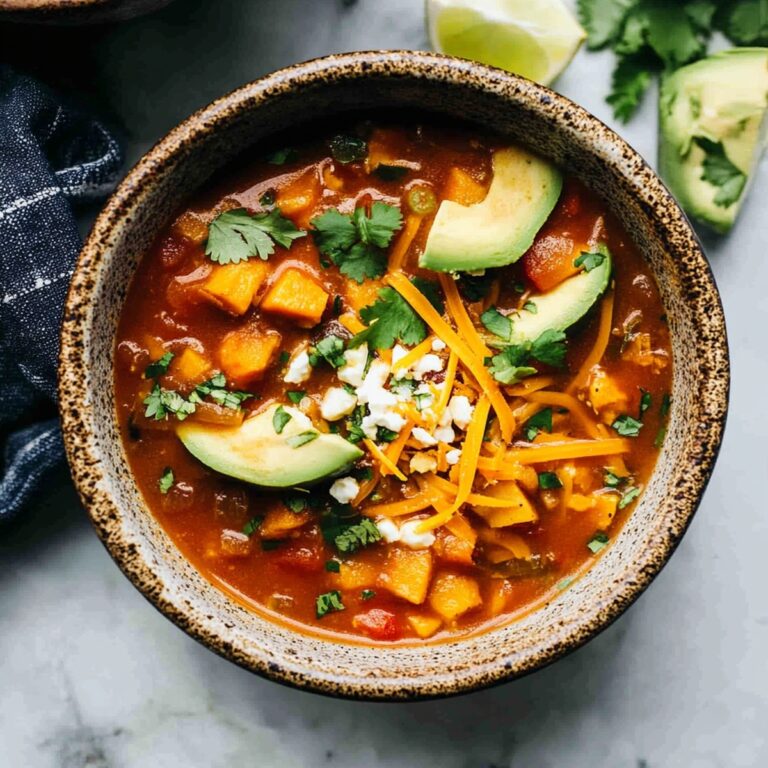 Instant Pot Sweet Potato Tortilla Soup Recipe