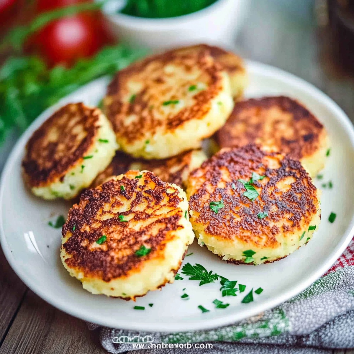 Parmesan Mashed Potato Cakes Recipe