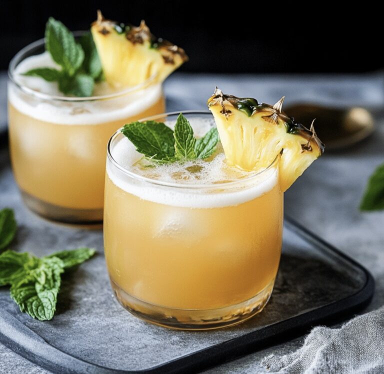 Bourbon Pineapple Smash Recipe