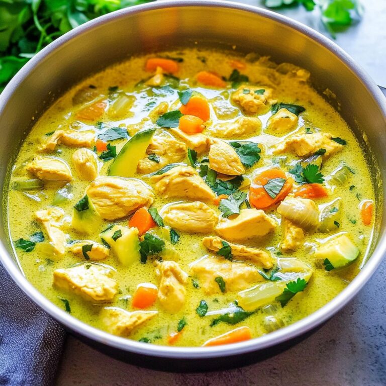 Vibrant Green Thai Chicken Coconut Curry Recipe