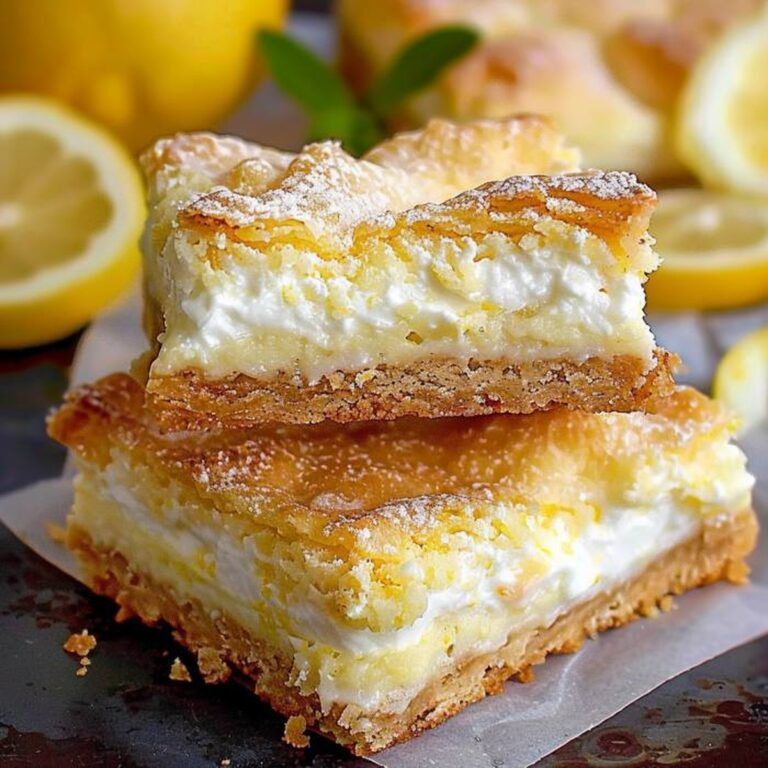 Tangy Lemon Cream Cheese Bars Recipe