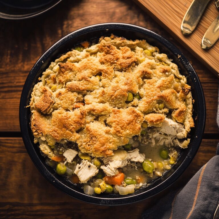 Hearty Turkey Pot Pie With Stuffing Crust Recipe