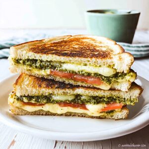 Pesto Grilled Cheese Recipe