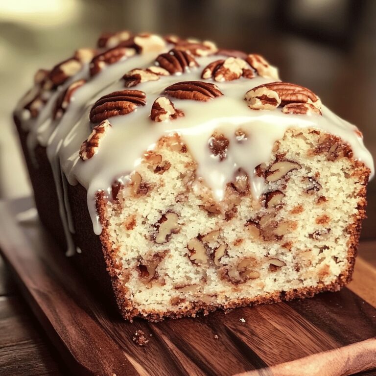 Irresistible Butter Pecan Cake Loaf Recipe