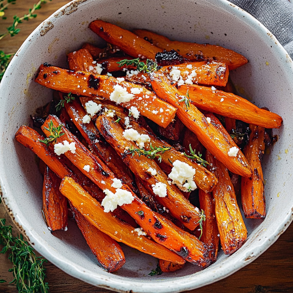 Honey Balsamic Roasted Carrots Recipe