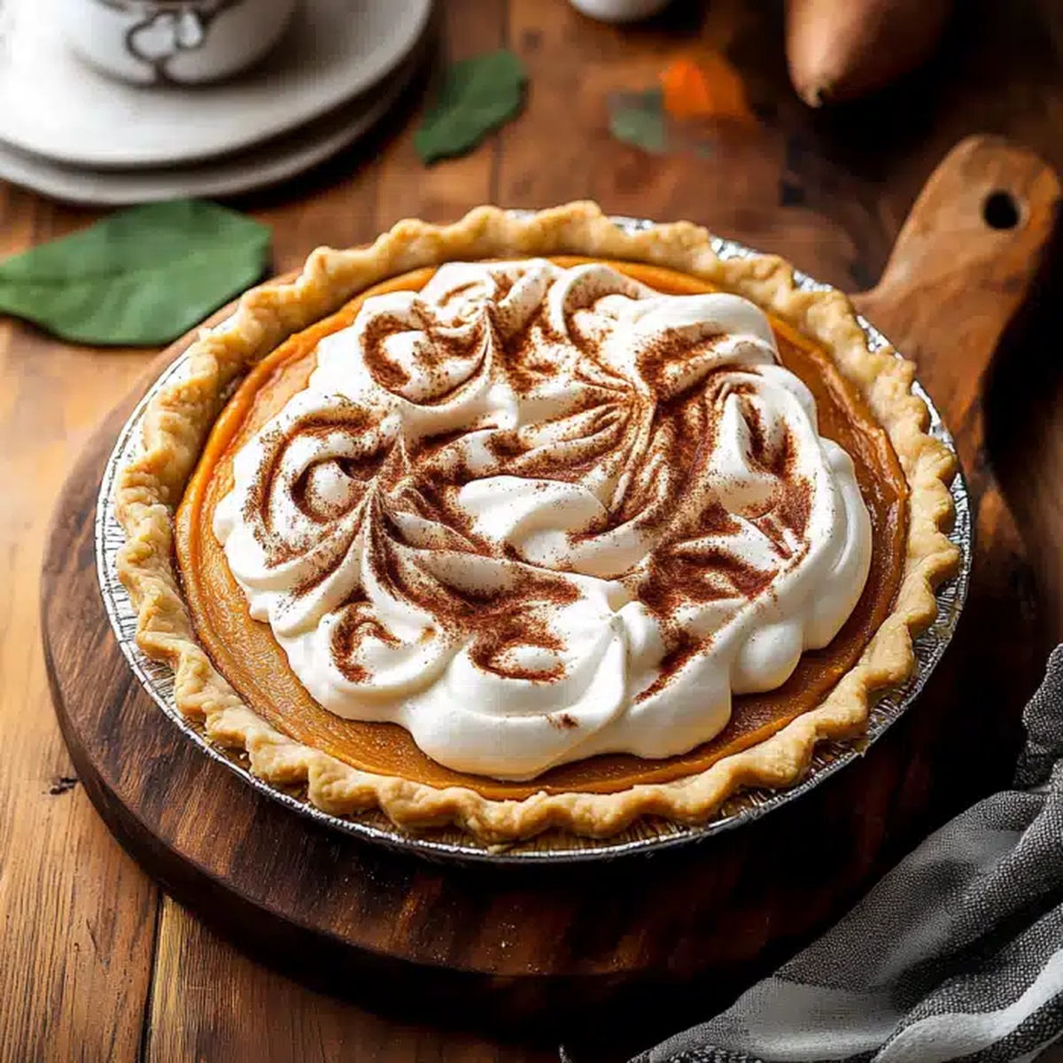 Silky Bourbon Sweet Potato Pie Recipe