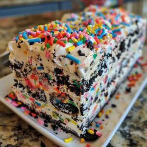 Dreamy Funfetti Oreo Icebox Cake Recipe