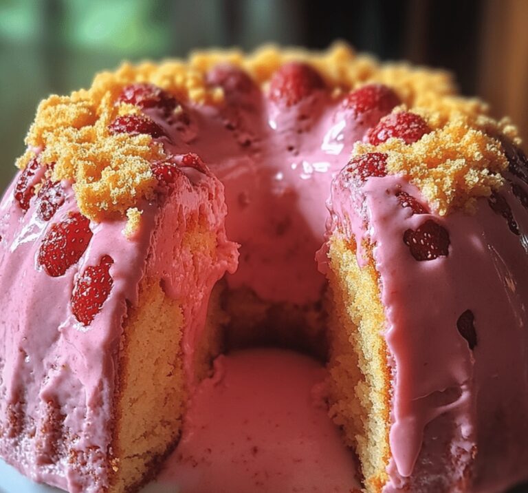 Elegant Strawberry Cheesecake Bundt Cake Recipe