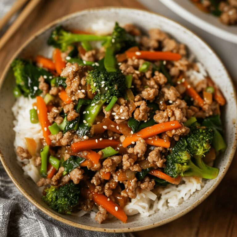 Tasty Ground Turkey Teriyaki Stir Fry Recipe