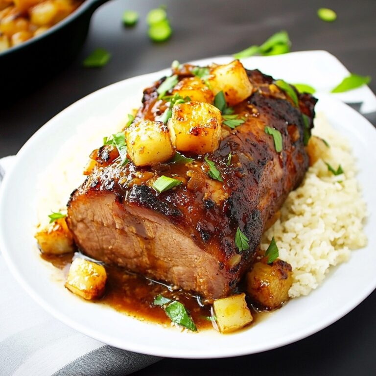 Succulent Hawaiian Pork Loin Recipe