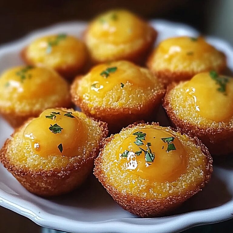 Southern Honey Butter Cornbread Poppers Recipe