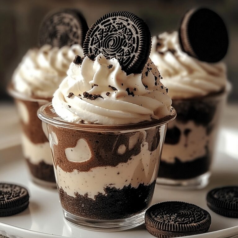 Dreamy Oreo Cookie Pudding Cups Recipe