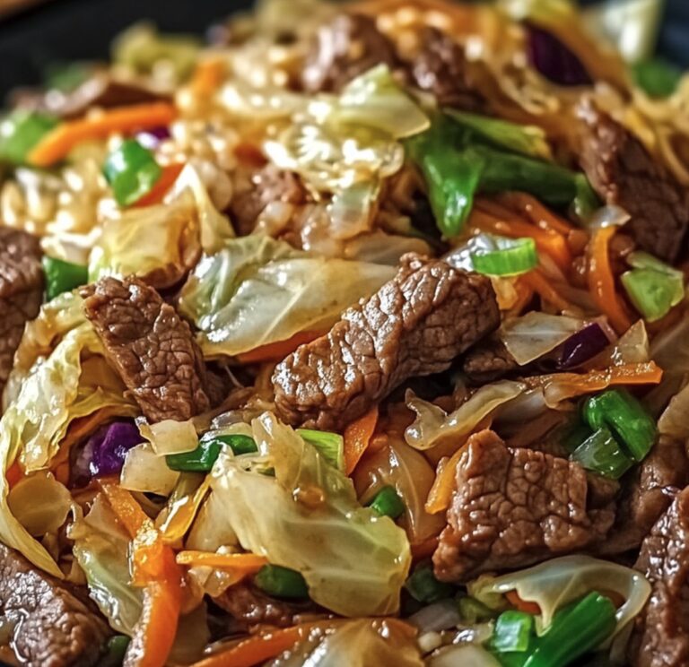 Savory Beef And Cabbage Stir Fry Recipe