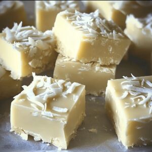 Dreamy White Chocolate Coconut Fudge Recipe