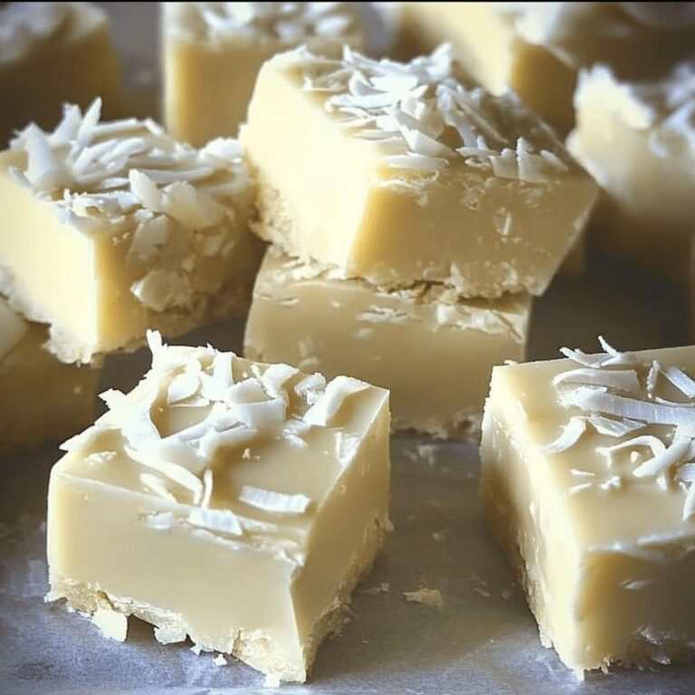Dreamy White Chocolate Coconut Fudge Recipe