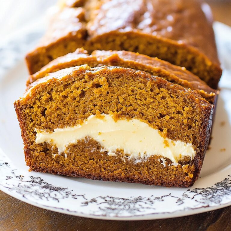 Cream Cheese Filled Pumpkin Bread Recipe