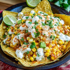 Mexican Street Corn Nachos Recipe