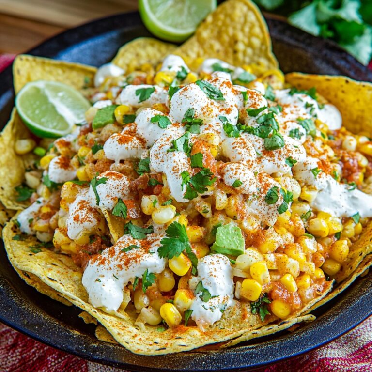 Mexican Street Corn Nachos Recipe
