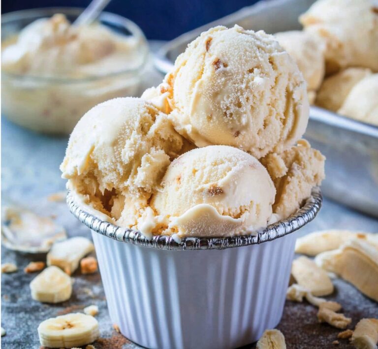 No Churn Banana Ice Cream Recipe
