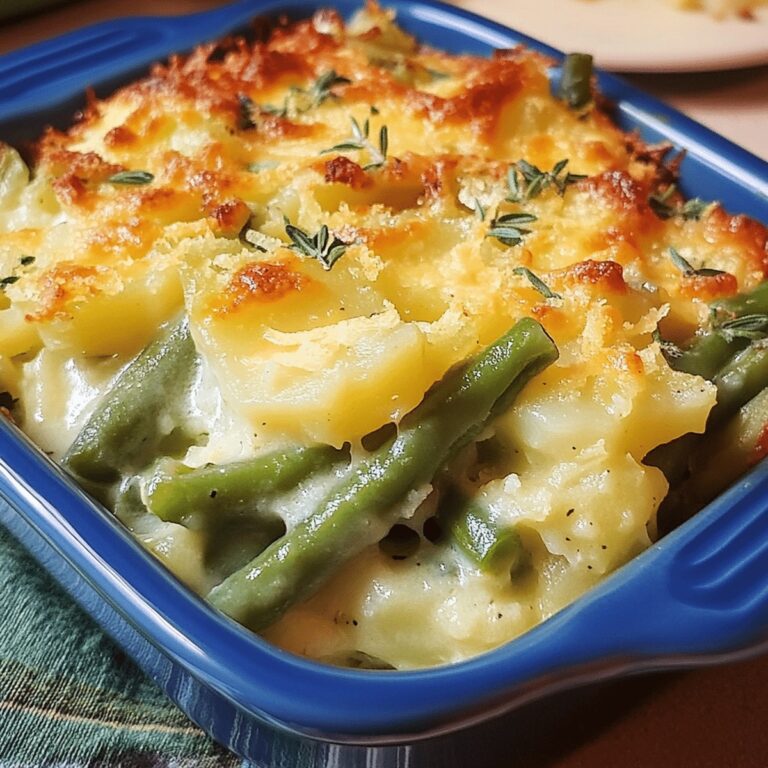 Hearty Green Bean And Potato Casserole Recipe
