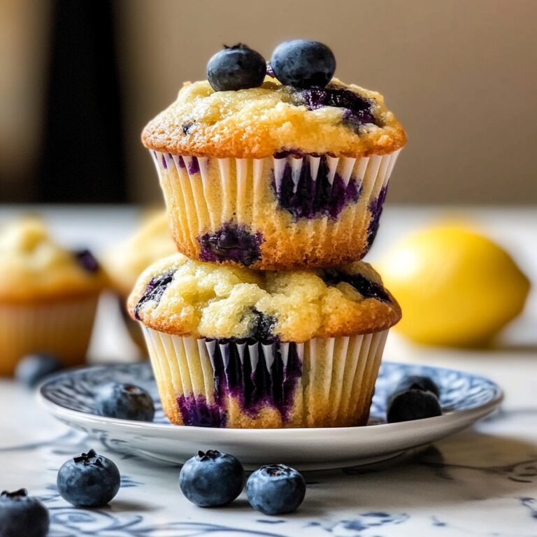 Lemon Blueberry Muffins Recipe