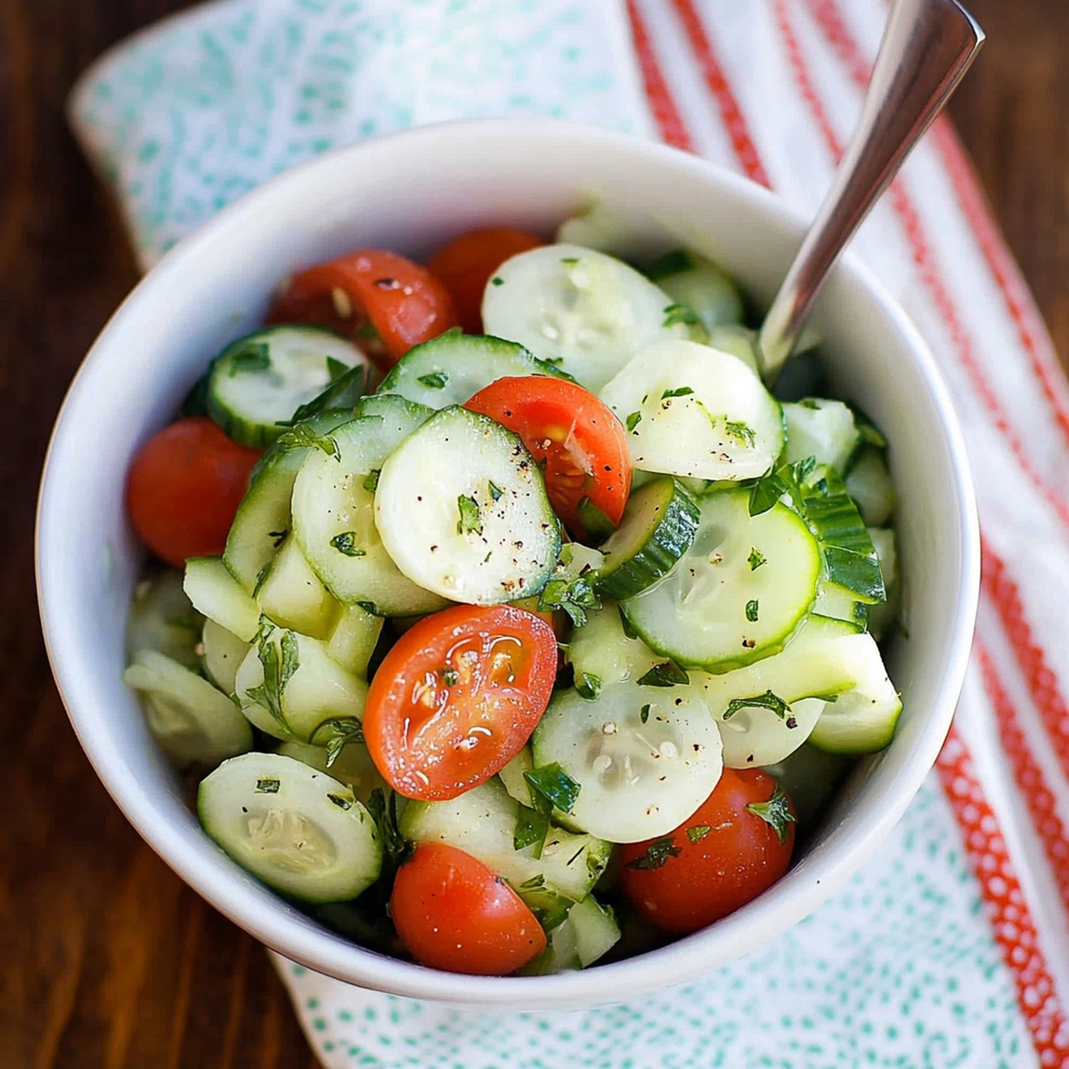 Cucumber Tomato Salad Recipe