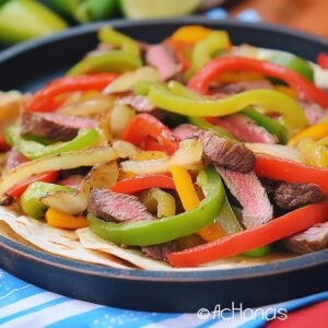 Zesty Steak Fajitas Recipe
