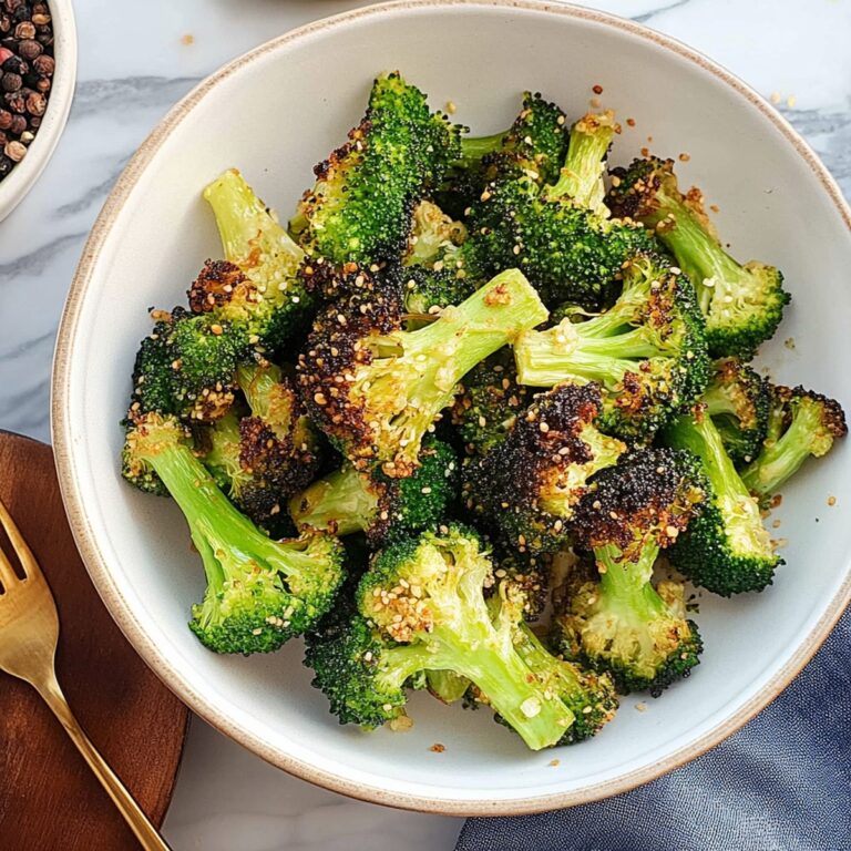Air Fryer Crispy Broccoli Recipe