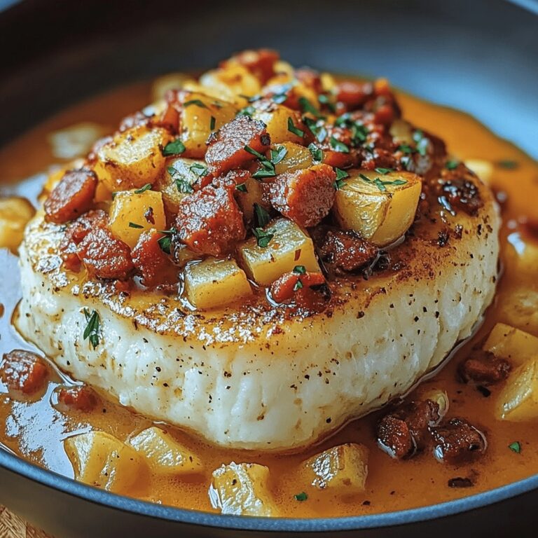 Creamy Dos De Cabillaud A La Creme De Chorizo Et Ecrase De Pommes De Terre Recipe