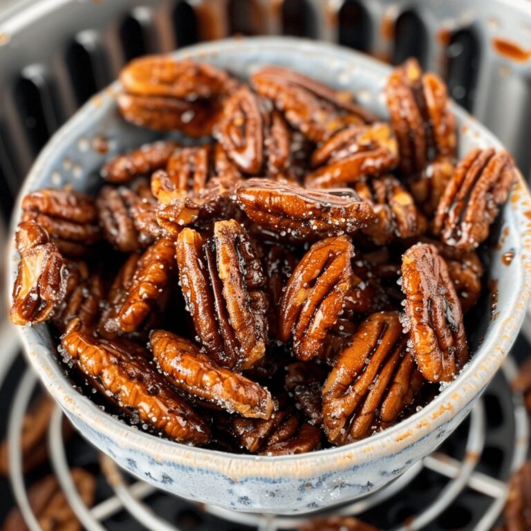 Crispy Air Fryer Candied Pecans Recipe