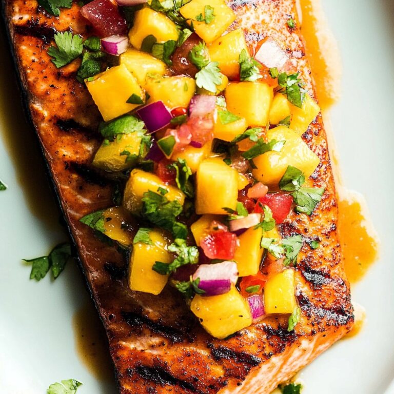 Vibrant Grilled Salmon With Mango Salsa Recipe