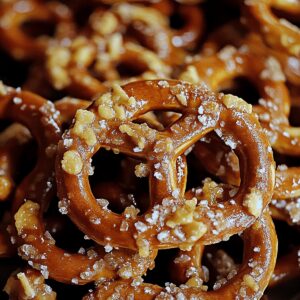 Crunchy Butter Toffee Pretzels Recipe