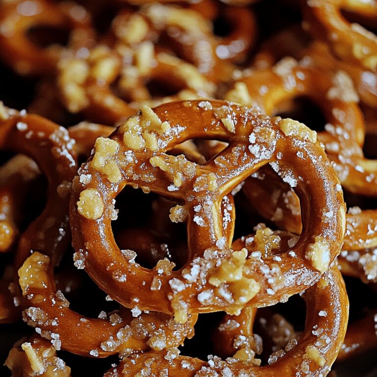 Crunchy Butter Toffee Pretzels Recipe